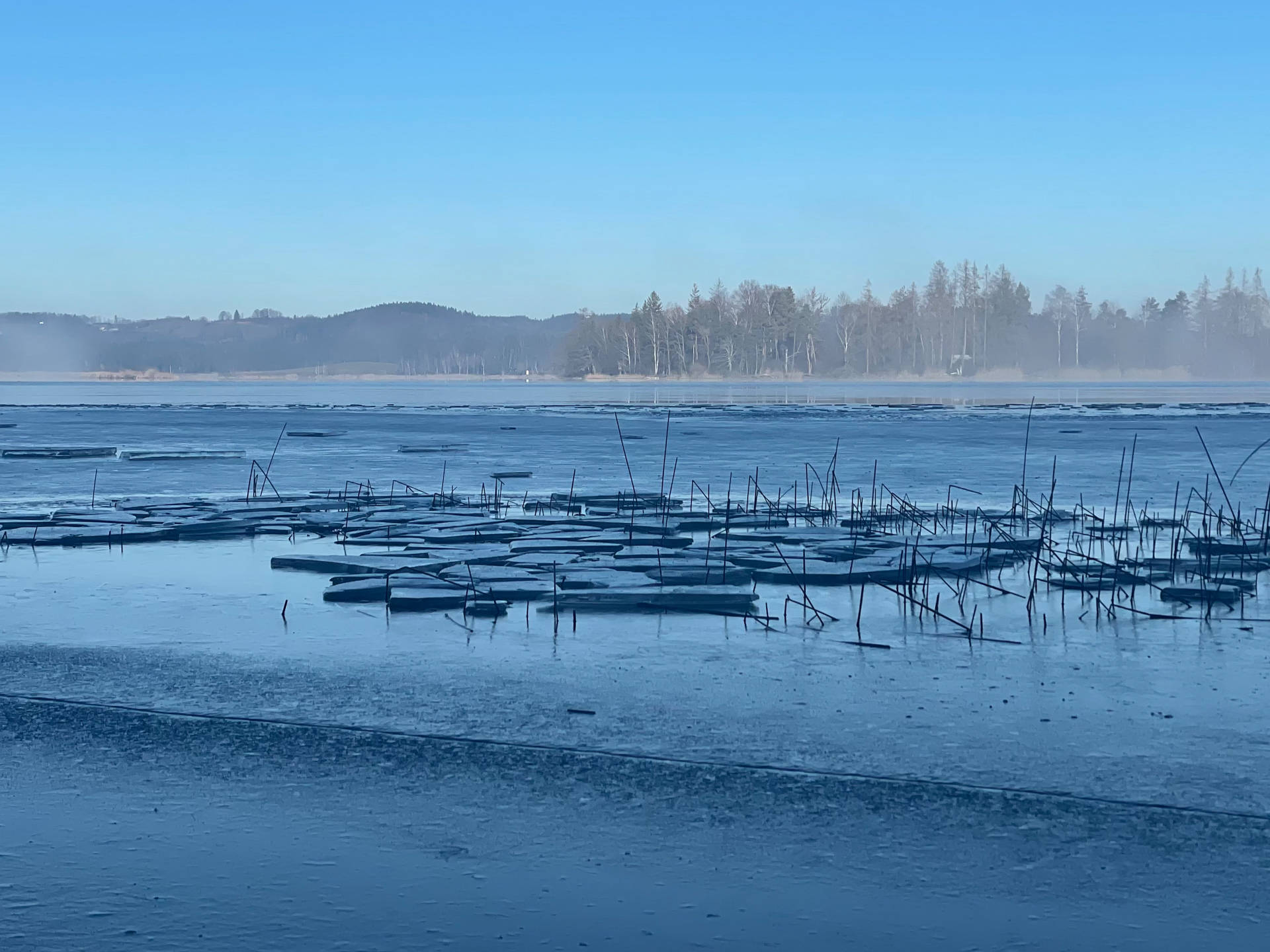 Staffelsee im Winter